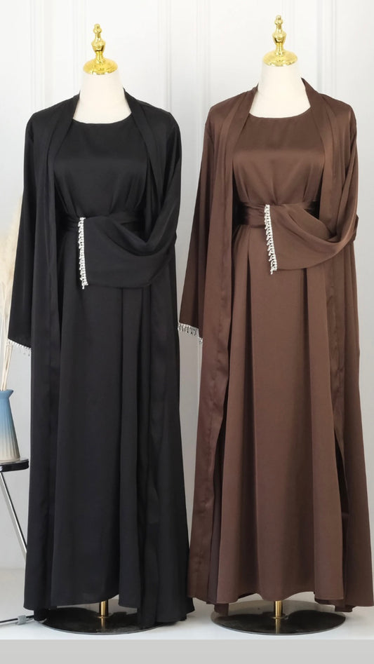 Aamina 3pc abaya set (not restocking)
