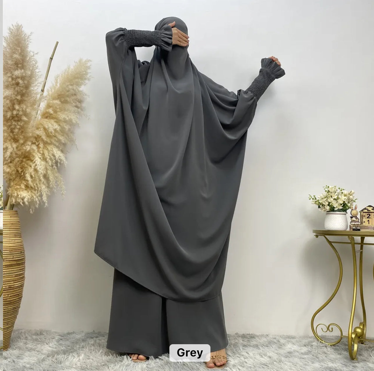 Nida 2pc Jilbab with Niqab Strings
