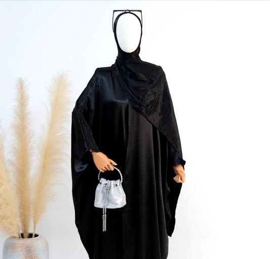 Shimmer Open Abaya